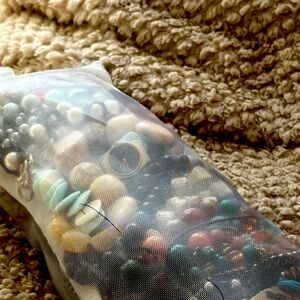 Beads and Broken Jewelry bag for crafts!